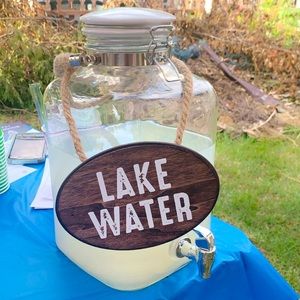 “Lake Water” Sign 🐟